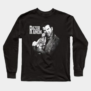 razor ramon black and white Long Sleeve T-Shirt